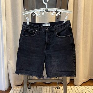 Abercrombie & Fitch Black Jorts
